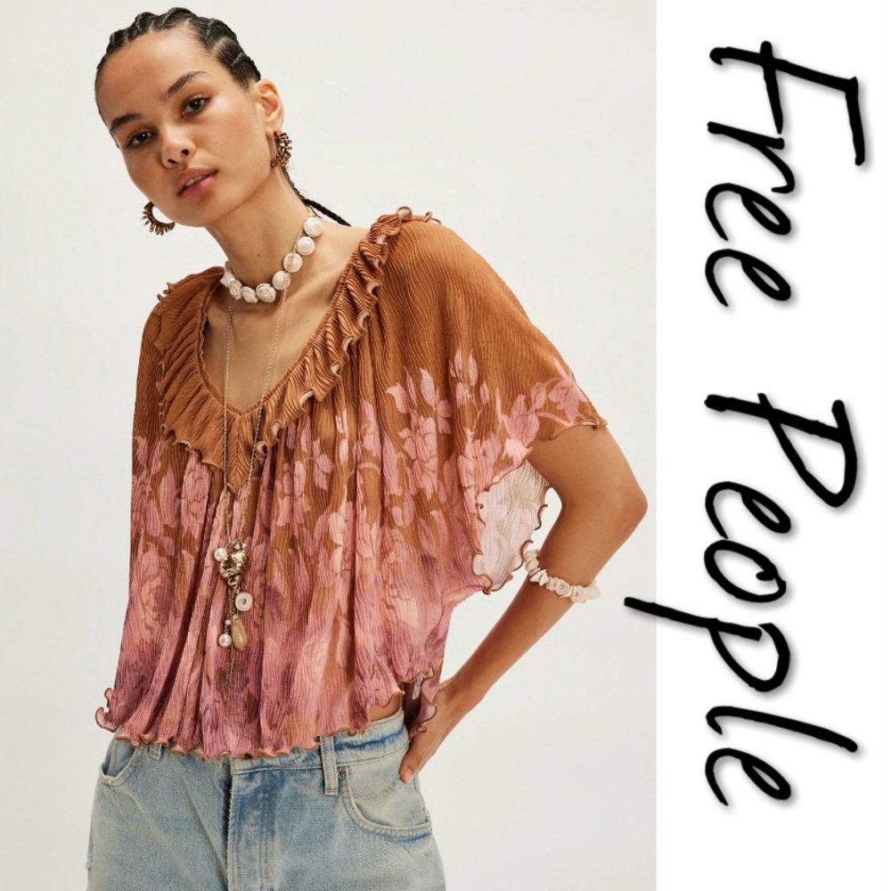 Free People Flora Cape Top NWT S